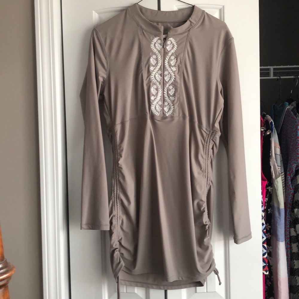 Taupe Cabana Life Swimsuit Cover